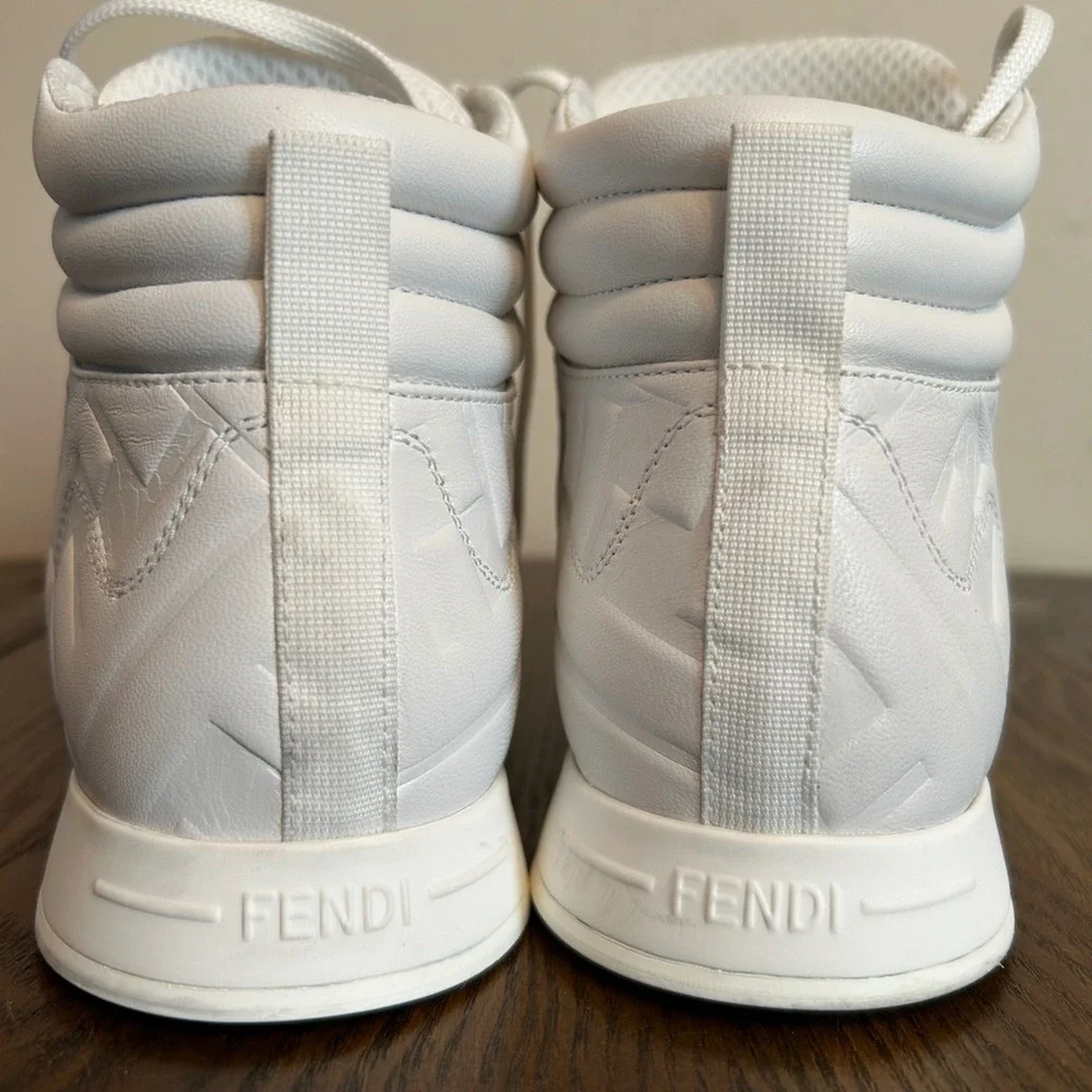 Fendi Sneakers‎ High-Top White Womens 37/7